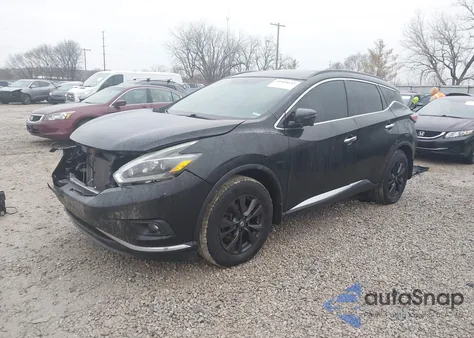 2018 Nissan Murano Sv z USA, uszkodzony, nr VIN 5N1AZ2MH8JN193388